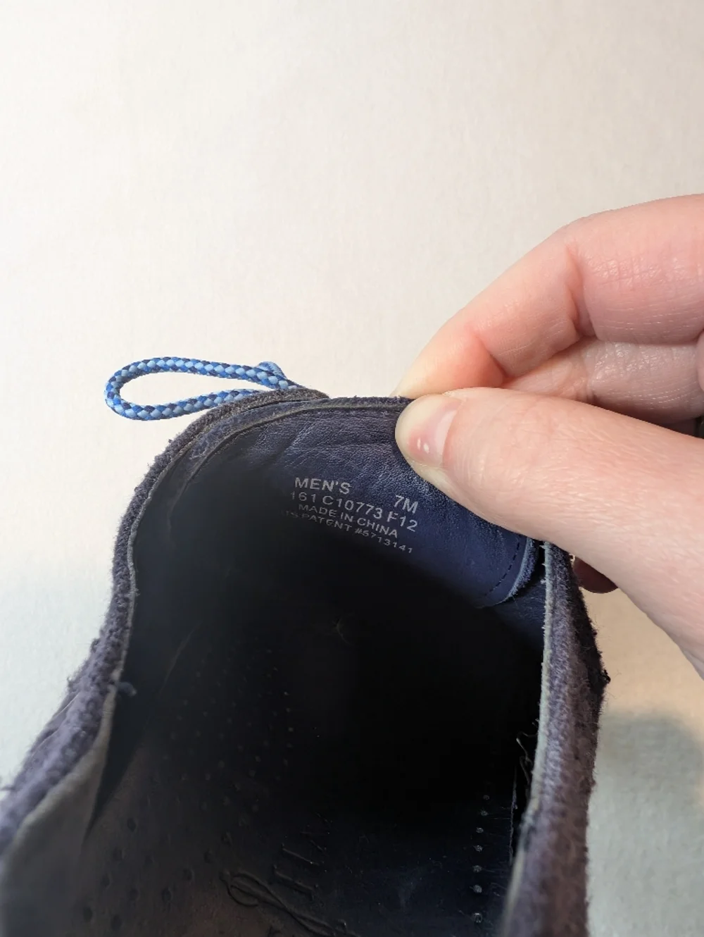 Cole Haan Navy Blue Casual‎ Lace-Up Shoes